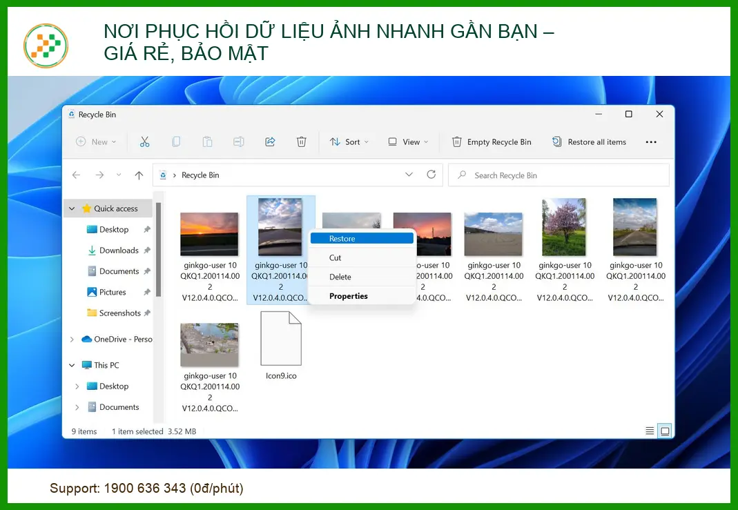 Địa Chỉ Phục Hồi Dữ Liệu Ảnh Nhanh Gần Đây – Giá Rẻ, Bảo Mật Tuyệt Đối