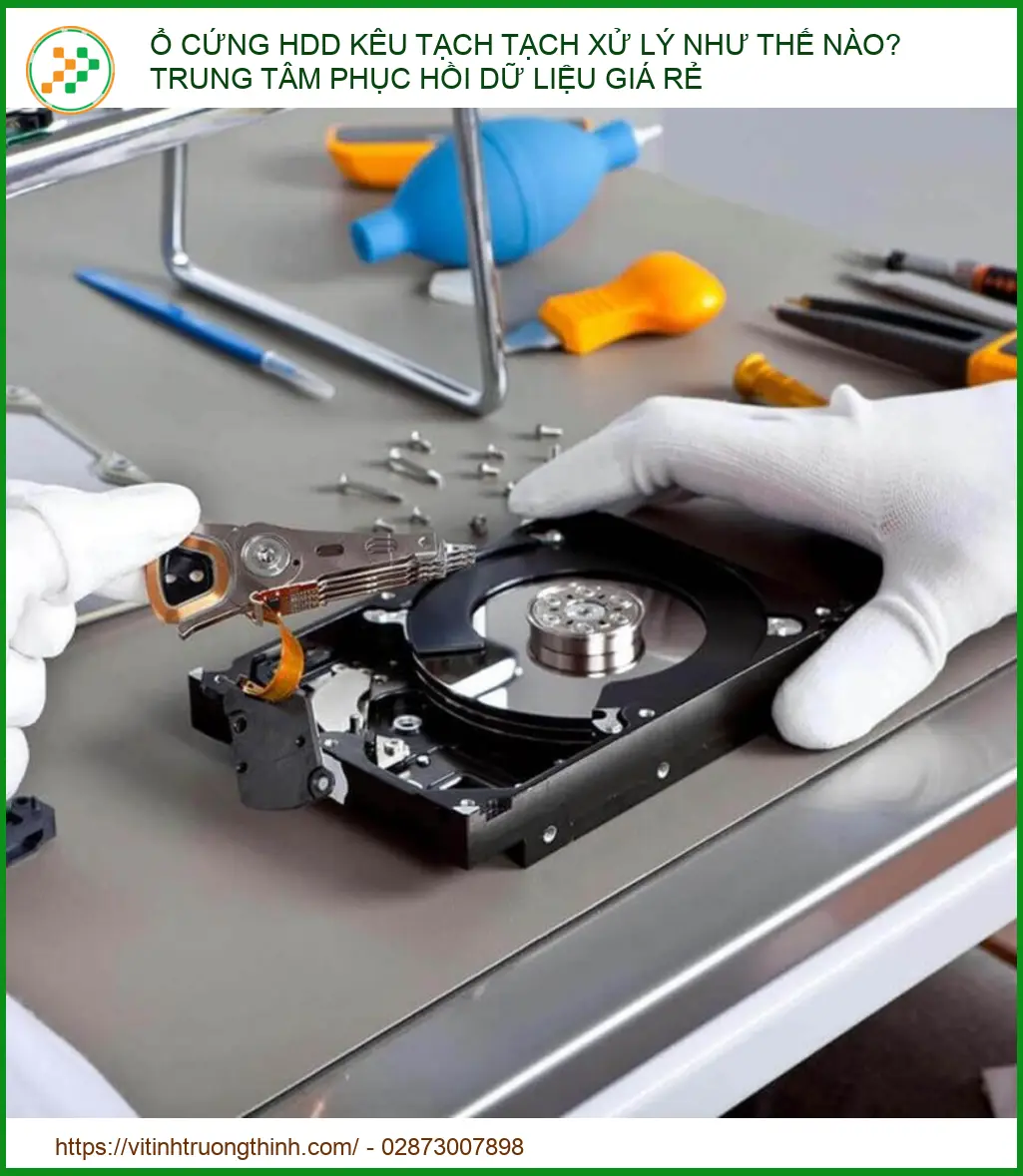 Ổ cứng HDD kêu tạch tạch xử lý như thế nào? Trung tâm phục hồi dữ liệu giá rẻ