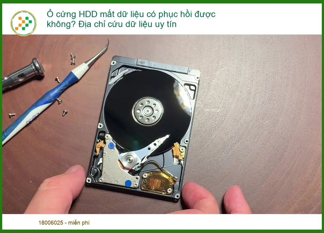 Ổ cứng HDD mất dữ liệu có phục hồi được không? Địa chỉ cứu dữ liệu uy tín
