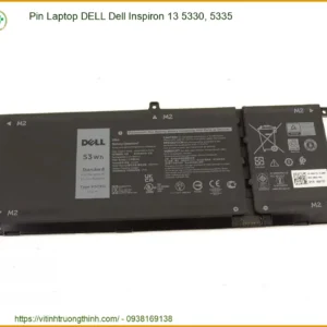 Thay Pin Laptop Dell Inspiron 13 5330 5335 Zin Chính Hãng Lấy Liền Tại Tphcm