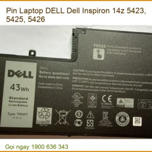 Pin Laptop Dell Dell Inspiron 14z 5423, 5425, 5426 Zin – Trung Tâm Thay Thế Uy Tín Tphcm