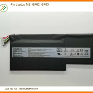 Pin Laptop Msi Gf62, Gf63 Chính Hãng – Trung Tâm Thay Thế Lấy Liền Tphcm