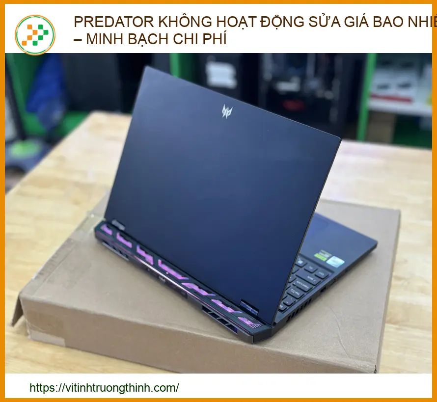 Predator không hoạt động sửa giá bao nhiêu? Báo giá minh bạch tại Vi Tính Trường Thịnh