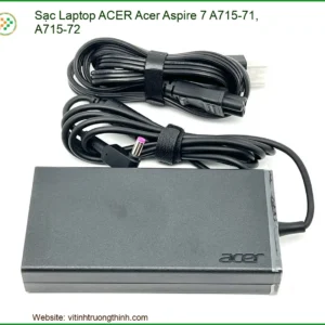 Sạc Laptop Acer Acer Aspire 7 A715-71, A715-72 Chính Hãng – Trung Tâm Thay Thế Uy Tín Tphcm