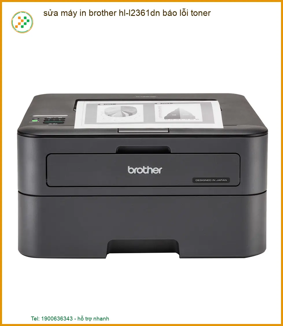 Hướng dẫn sửa máy in Brother HL-L2361DN báo lỗi Toner nhanh chóng