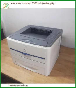 Sửa Máy In Canon 3300 In Bị Nhăn Giấy: Nguyên Nhân & Giải Pháp Triệt Để