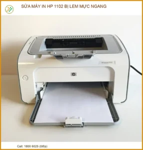 Sửa máy in HP 1102 bị lem mực ngang: Nguyên nhân và Cách khắc phục chuyên sâu