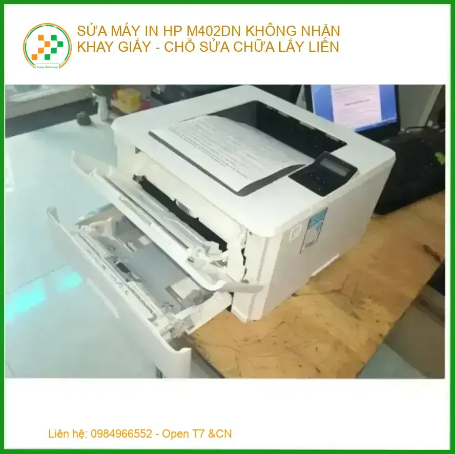 Cách khắc phục máy in HP M402dn lỗi khay giấy nhanh chóng