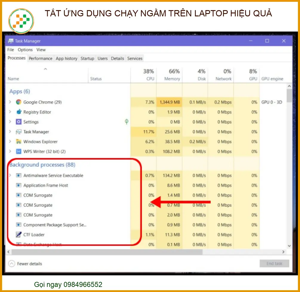 Cách Tắt Ứng Dụng Chạy Ngầm Trên Laptop Hiệu Quả Nhất 2026