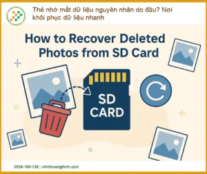 Thẻ nhớ mất dữ liệu nguyên nhân do đâu? Nơi khôi phục dữ liệu nhanh, uy tín