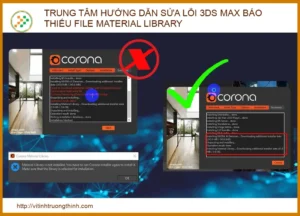 Hướng Dẫn Sửa Lỗi 3ds Max Báo Thiếu File Material Library Từ A-Z