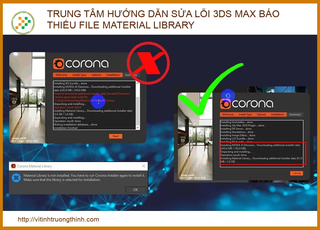 Hướng Dẫn Sửa Lỗi 3ds Max Báo Thiếu File Material Library Từ A-Z