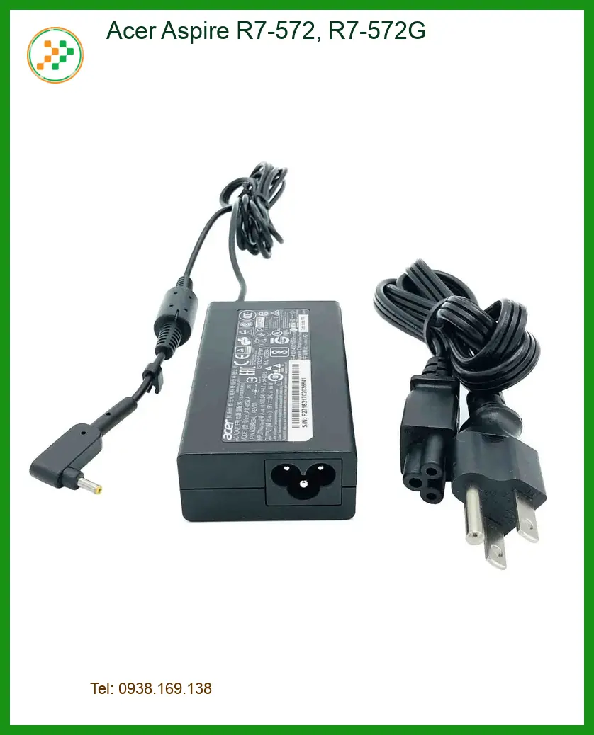 Sạc Laptop ACER Aspire R7-572, R7-572G - Thay Mới Nhanh Giá Rẻ TPHCM