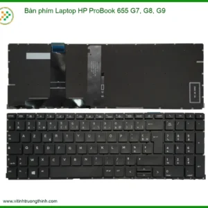 Bàn phím Laptop HP ProBook 655 G7, G8, G9 – Thay Thế Chính Hãng, Lấy Liền Tại TPHCM