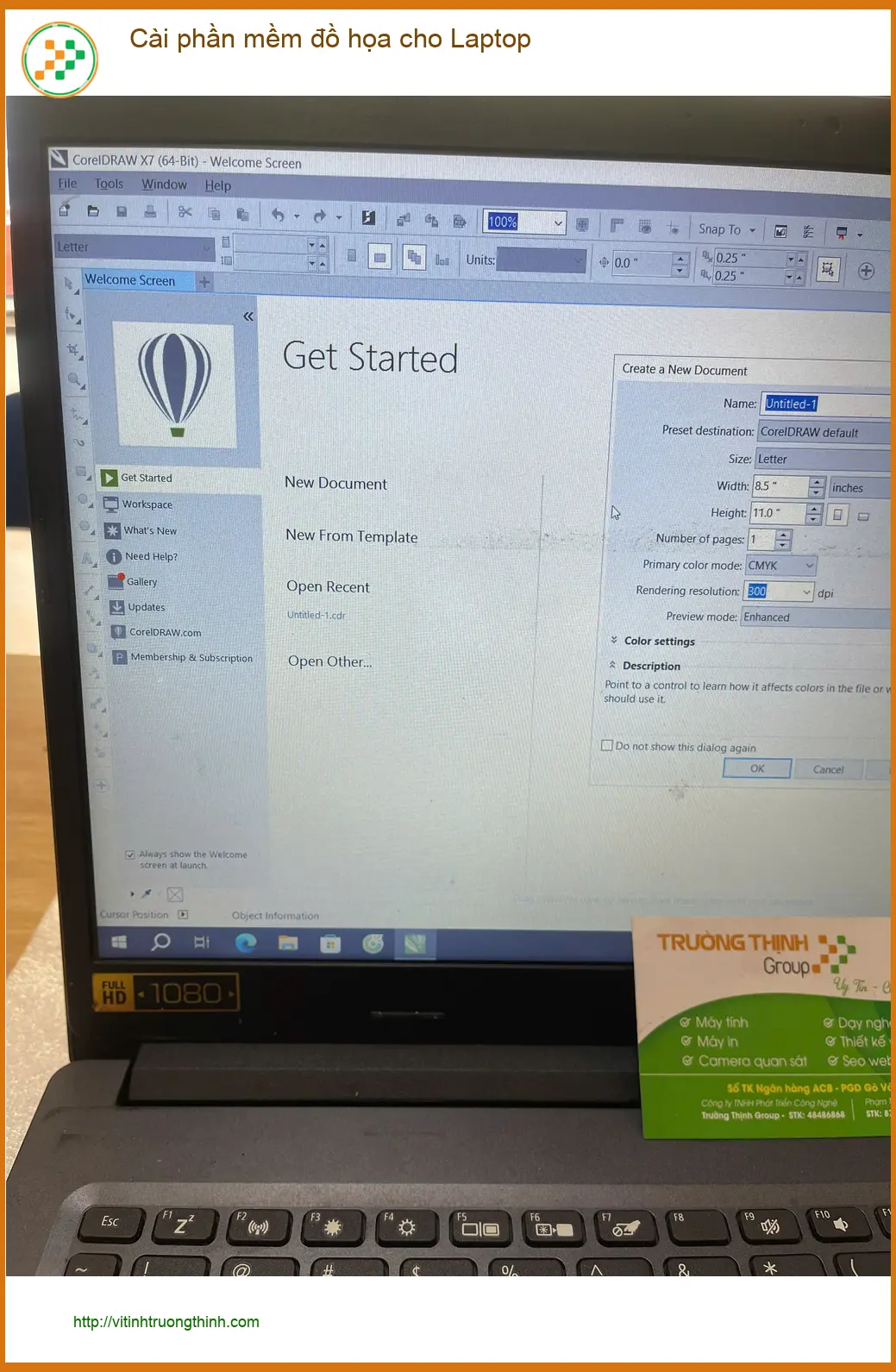 Anh Khôi thiết kế đồ họa tìm chỗ cài phần mềm Laptop Quận Thủ Đức ảnh thực tế 1