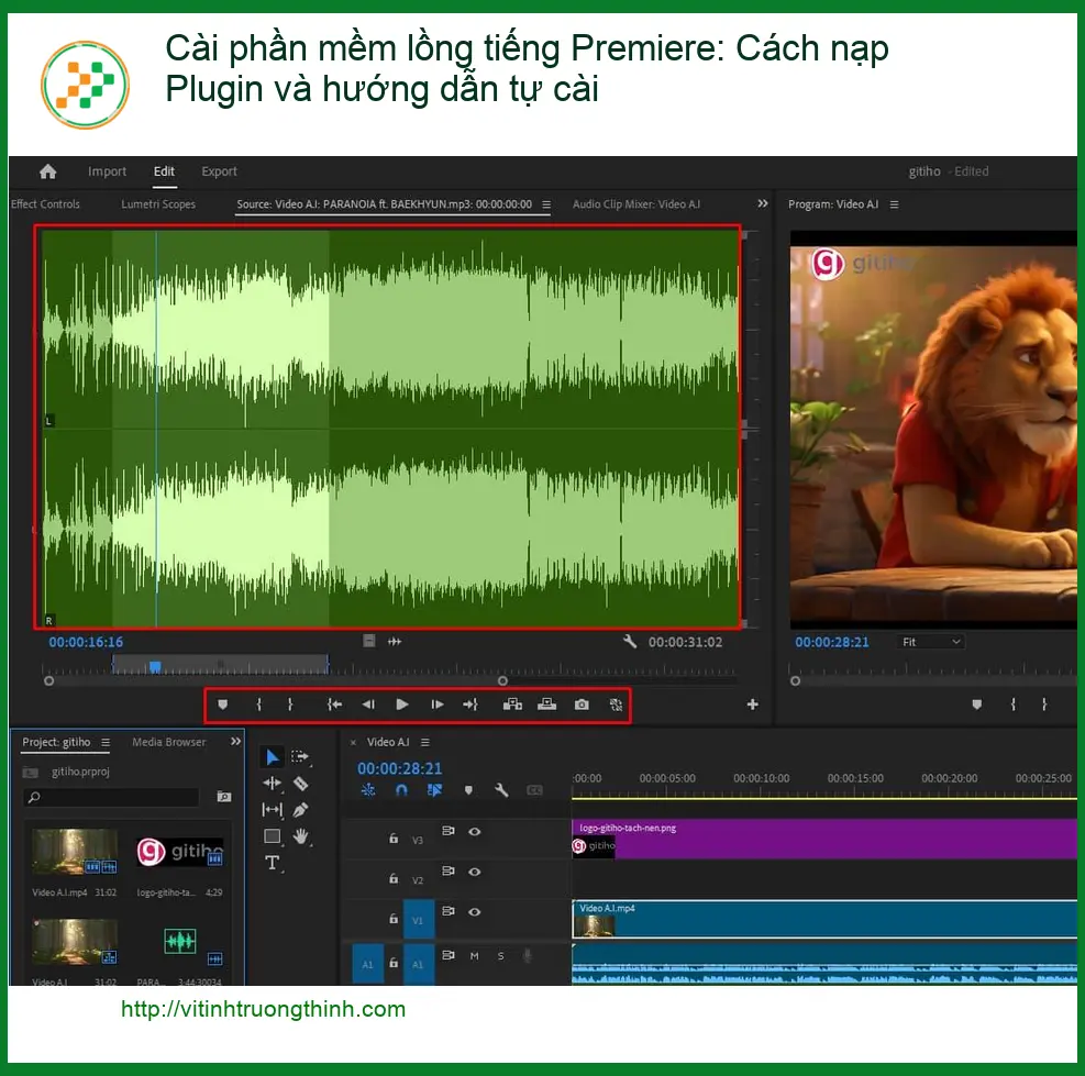 Thủ thuật Phần mềm Cài phần lồng tiếng Premiere: Cách nạp Plugin - Hỗ trợ kỹ thuật tại nhà