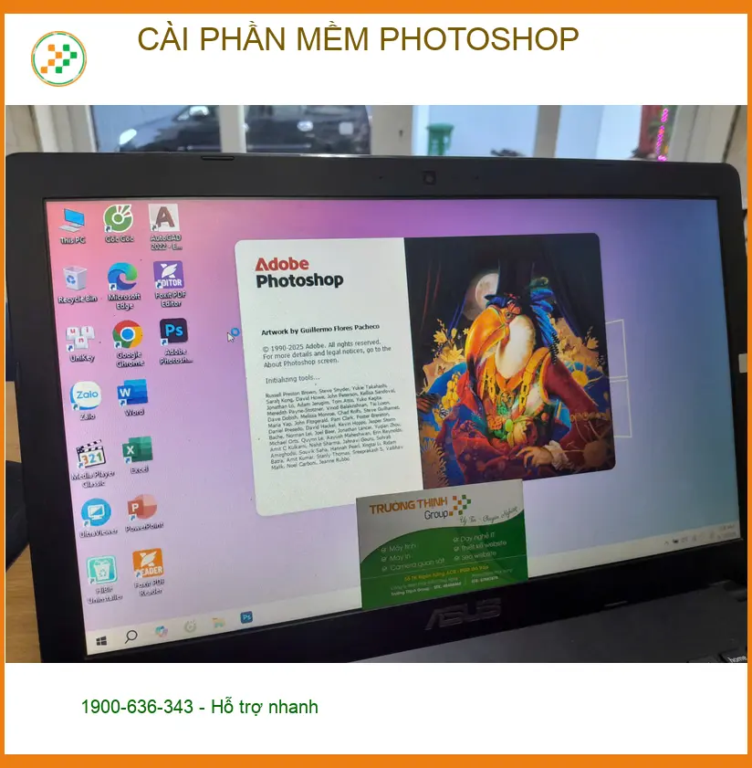 Dịch vụ cài Photoshop Quận Thủ Đức: Anh Khôi gặp khó khăn được hỗ trợ