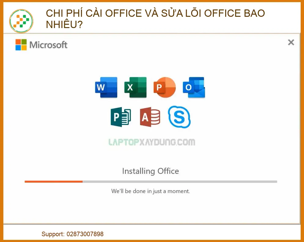 Chi phí cài Office và sửa lỗi Office chuyên nghiệp tại Vi Tính Trường Thịnh