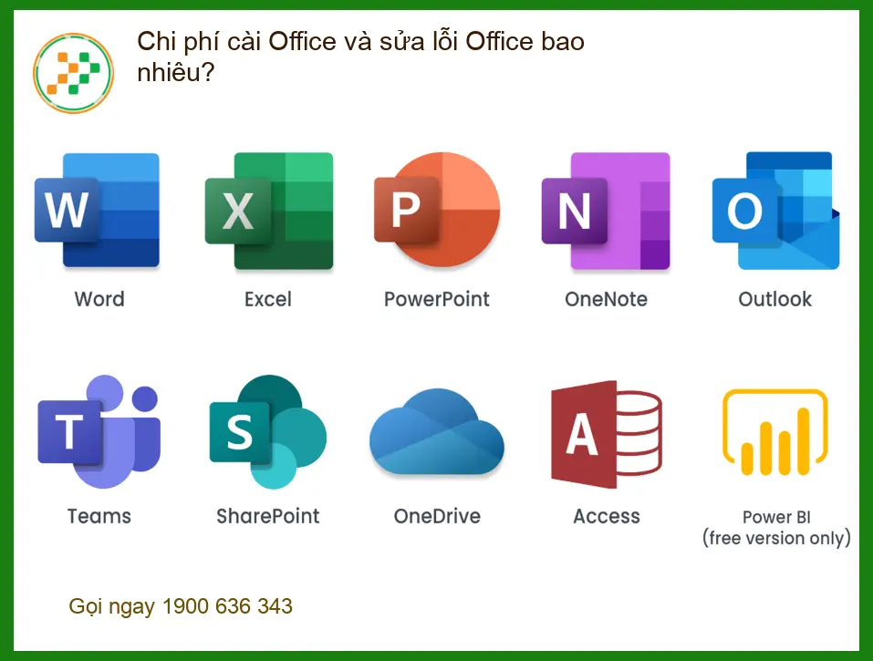 Cài Office sửa lỗi bao nhiêu? Giá TPHCM - Trung tâm hỗ trợ uy tín