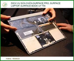 Dịch vụ sửa chữa Surface Pro, Surface Laptop, Surface Book uy tín tại TP.HCM