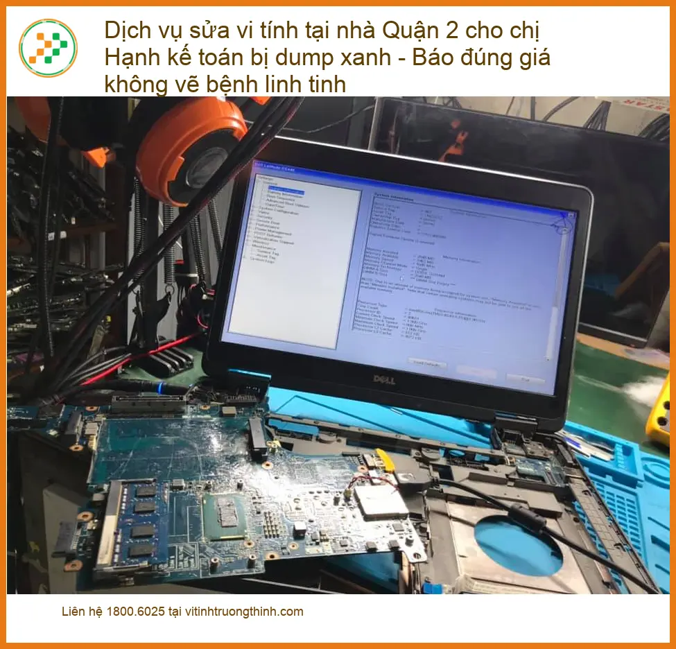 Sửa Máy Tính Dịch Vụ Tại Nhà Quận 2: Giải Cứu Chị Hạnh Kế Toán Khỏi Màn Hình Xanh Chết Chóc – Báo Giá Chuẩn, Không