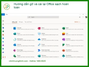 Văn phòng Hướng dẫn gỡ và cài lại Office sạch – Cách tự xử lý tại nhà