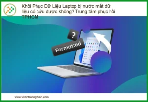 Khôi Phục Dữ Liệu Laptop Bị Nước: Giải Pháp Cứu Dữ Liệu Khẩn Cấp Tại TPHCM