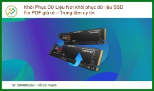 Khôi Phục Dữ Liệu SSD & File PDF Giá Rẻ: Trung Tâm Uy Tín, Chuyên Nghiệp Hàng Đầu