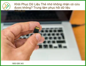 Khôi Phục Dữ Liệu Thẻ Nhớ Không Nhận: Có Cứu Được Không? Trung Tâm Phục Hồi Dữ Liệu TPHCM Uy Tín, Chuyên Nghiệp