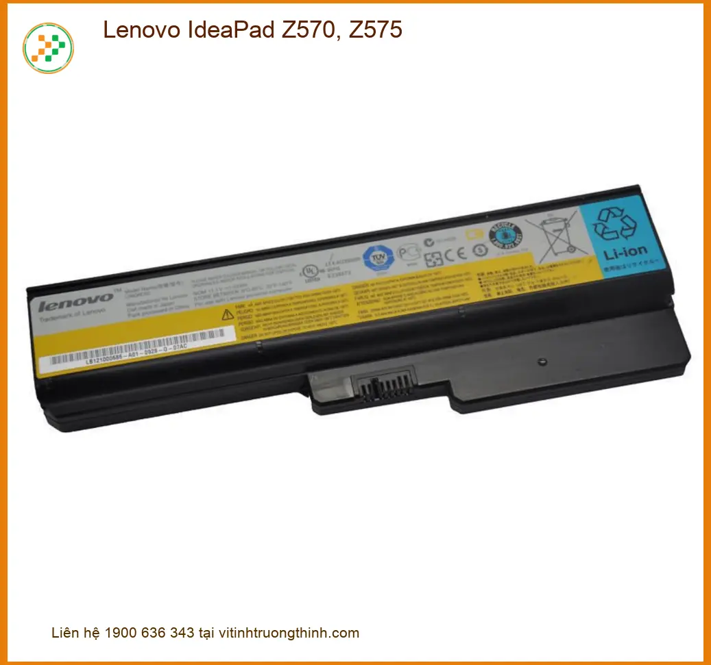 Pin Laptop Lenovo IdeaPad Z570 Z575 - Thay Lấy Liền TPHCM Giá Rẻ