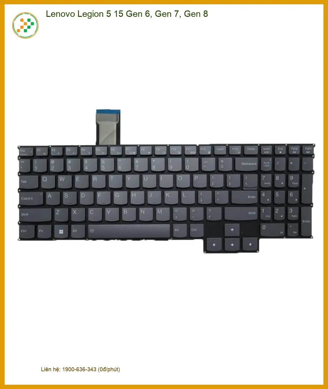 Bàn phím Laptop LENOVO Legion 5 15 - Thay Mới Nhanh Tận Nơi TPHCM
