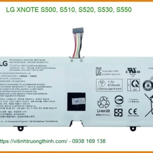 Pin Laptop LG XNOTE S500-S550 – Thay Lấy Liền Tại Cửa Hàng TPHCM