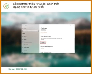 Lỗi Illustrator thiếu RAM ảo: Cách fix – Trung tâm hỗ trợ gần đây