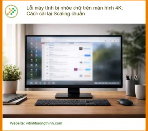 Lỗi máy tính nhòe chữ 4K: Cài Scaling chuẩn – Trung tâm hỗ trợ TPHCM