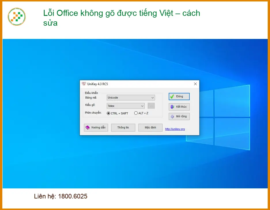 Văn phòng Lỗi Office không gõ được tiếng Việt – Địa chỉ hỗ trợ gần đây