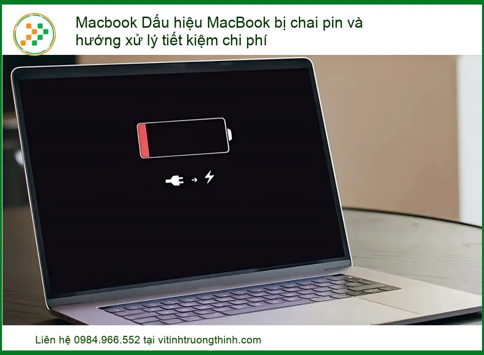 Dấu hiệu MacBook bị chai pin và hướng xử lý tiết kiệm chi phí – Địa chỉ thay pin uy tín