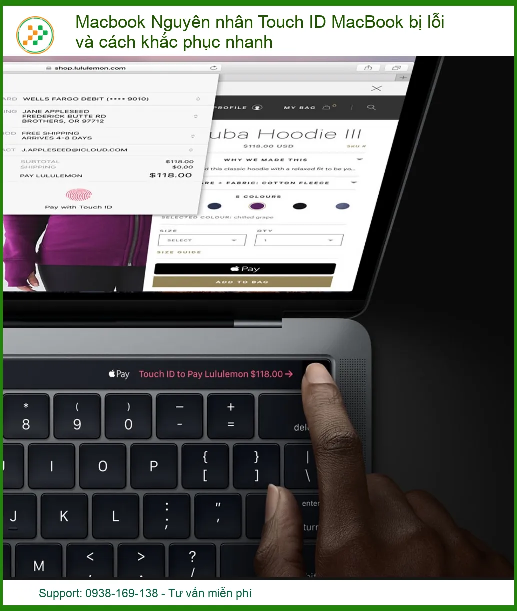 Nguyên nhân Touch ID MacBook bị lỗi - Cách khắc phục nhanh và địa chỉ sửa uy tín