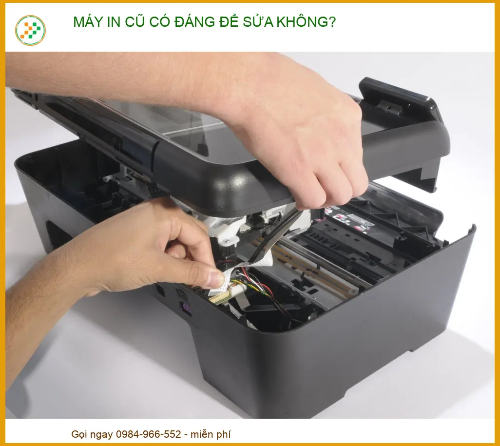 Máy in cũ có đáng để sửa không? Phân tích chi phí và lời khuyên từ chuyên gia (2026)