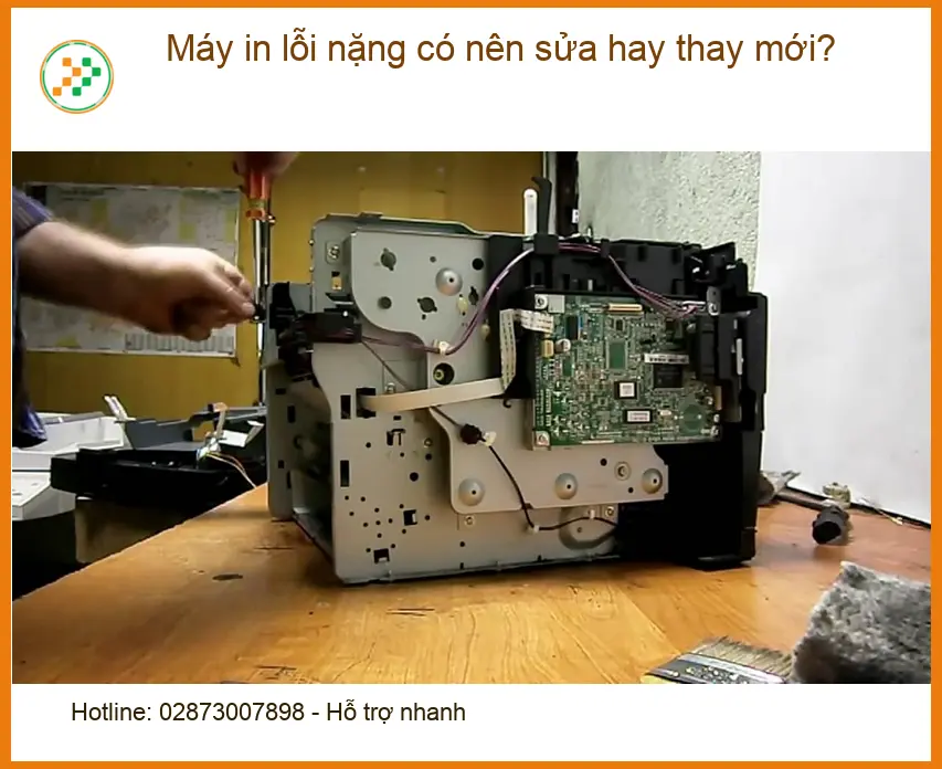Thủ thuật Máy in lỗi nặng có nên sửa hay thay mới? - Tư vấn từ chuyên gia
