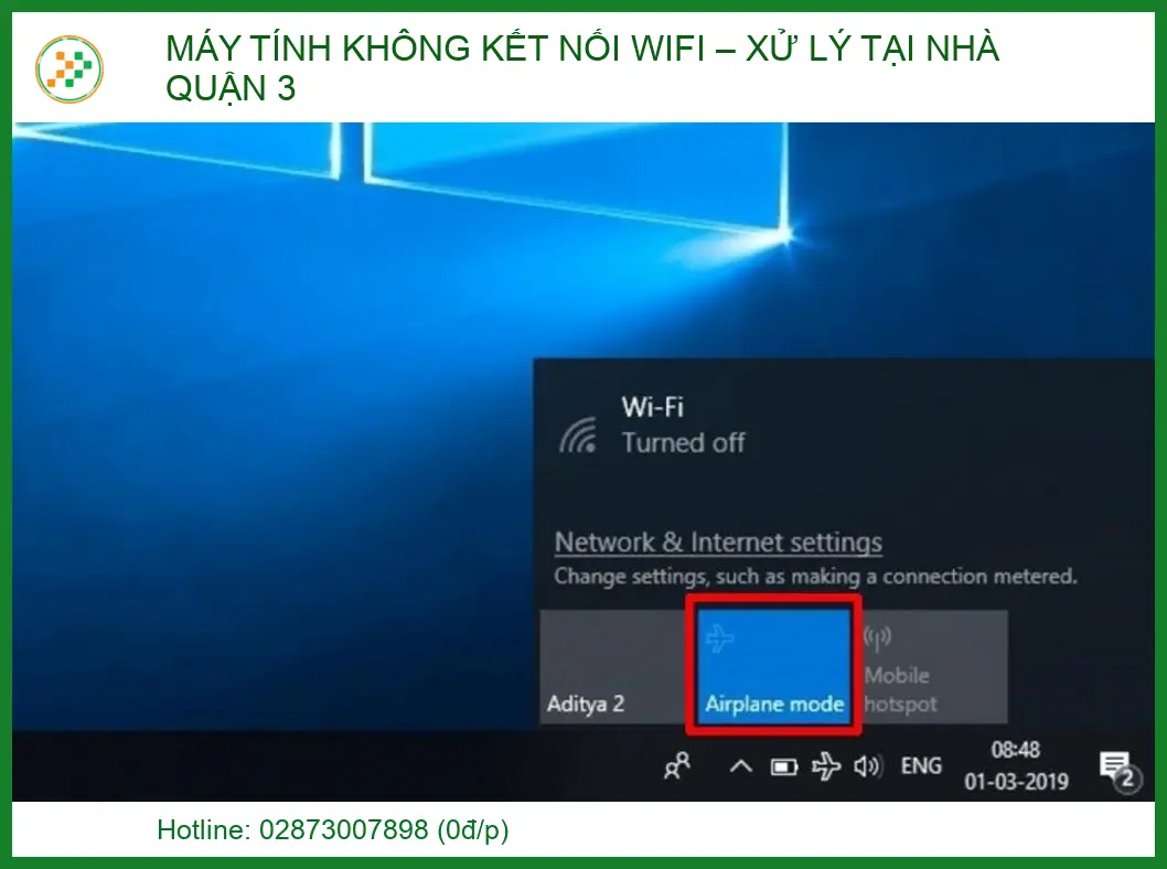 Máy Tính Không Kết Nối Wifi tại Quận 3: Hướng Dẫn Sửa Chữa Tận Nhà Uy Tín 2026