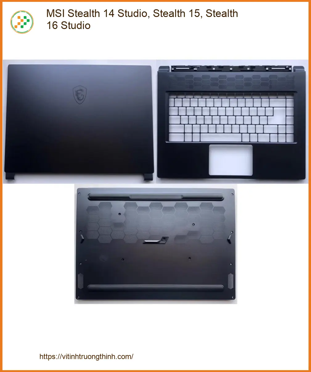 Vỏ Laptop MSI Stealth 14 15 16 Studio - Thay nhanh giá rẻ tại TPHCM
