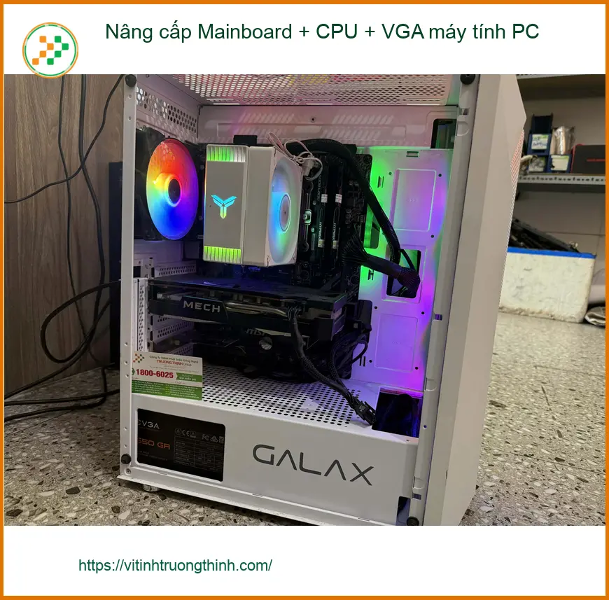 Cô Lan Anh họa sĩ cần nâng cấp Mainboard + CPU + VGA máy tính PC Quận 7 ảnh thực tế 1