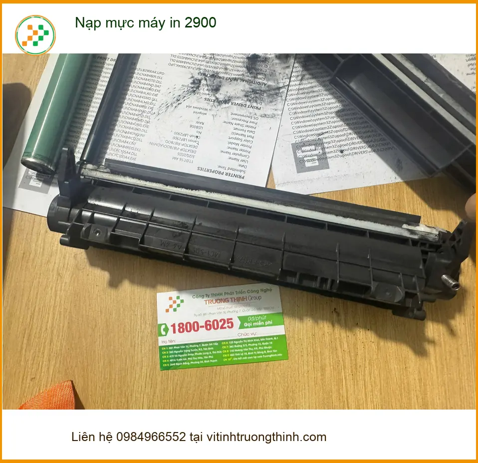 Anh Quân tìm dịch vụ Nạp mực máy in 2900 Quận Tân Bình lấy liền