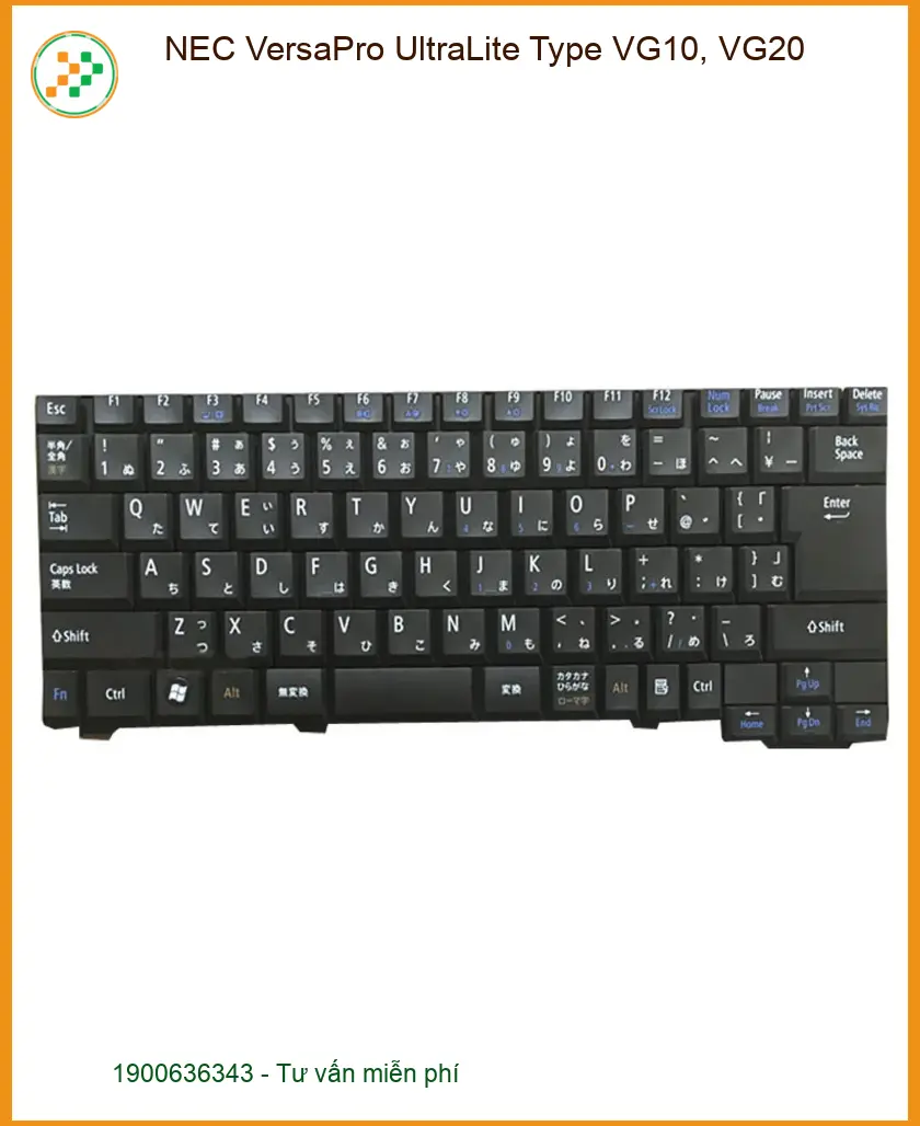 Bàn phím Laptop Nec VG10 VG20 - Địa Chỉ Thay Giá Tốt Lấy Ngay TPHCM
