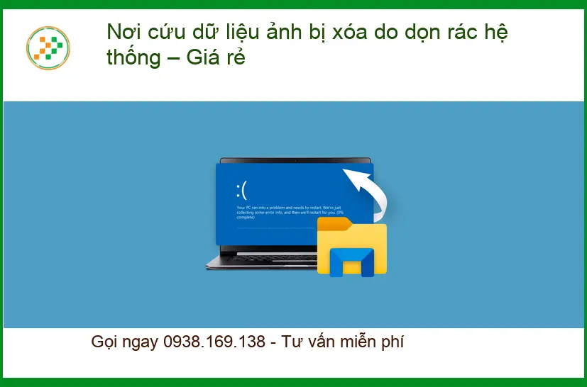 Khôi Phục Dữ Liệu Ảnh Bị Xóa Do Dọn Rác - Gọi Thợ Cứu Ngay