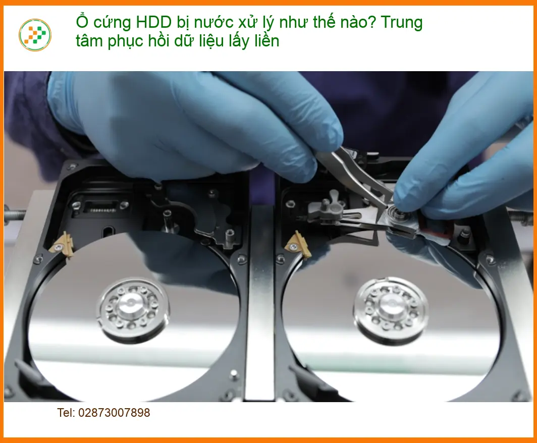 Khôi Phục Dữ Liệu Ổ cứng HDD bị nước - Trung tâm lấy liền TPHCM