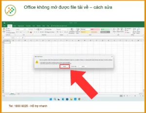 Văn phòng Office không mở được file tải về – cách sửa – Lấy liền