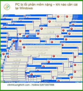 PC bị lỗi phần mềm nặng – khi nào cài lại Windows? – Trung tâm hỗ trợ gần đây