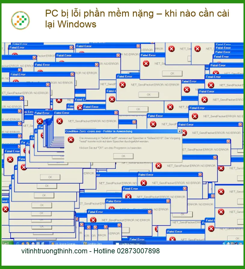 PC bị lỗi phần mềm nặng – khi nào cài lại Windows? - Trung tâm hỗ trợ gần đây