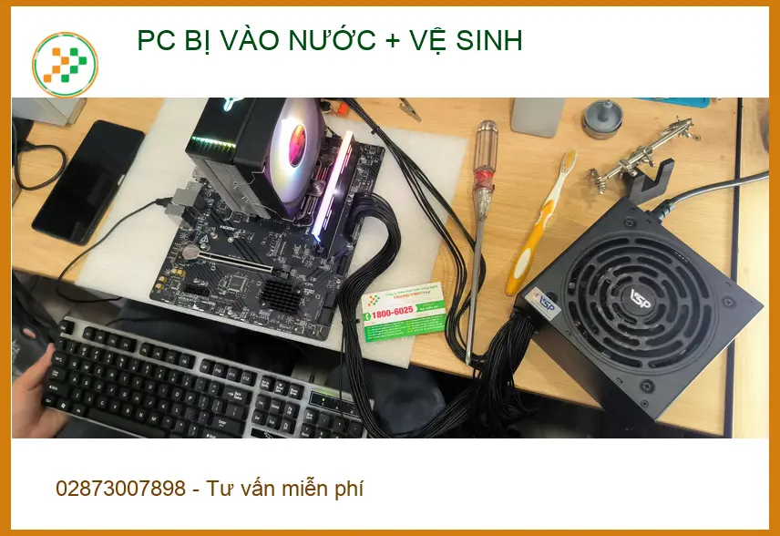 Chị Thảo kế toán review dịch vụ sửa PC bị vào nước, vệ sinh Quận 9